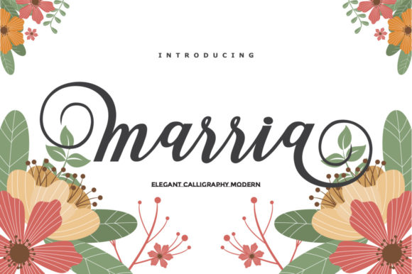 Marria Script Font