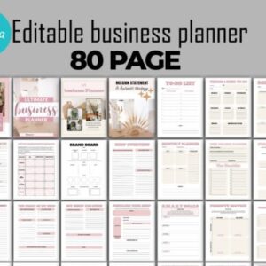 Business Planner Canva Template
