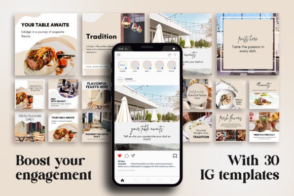 Free Restaurant Social Media Template