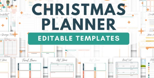 Christmas Planner Canva Templates