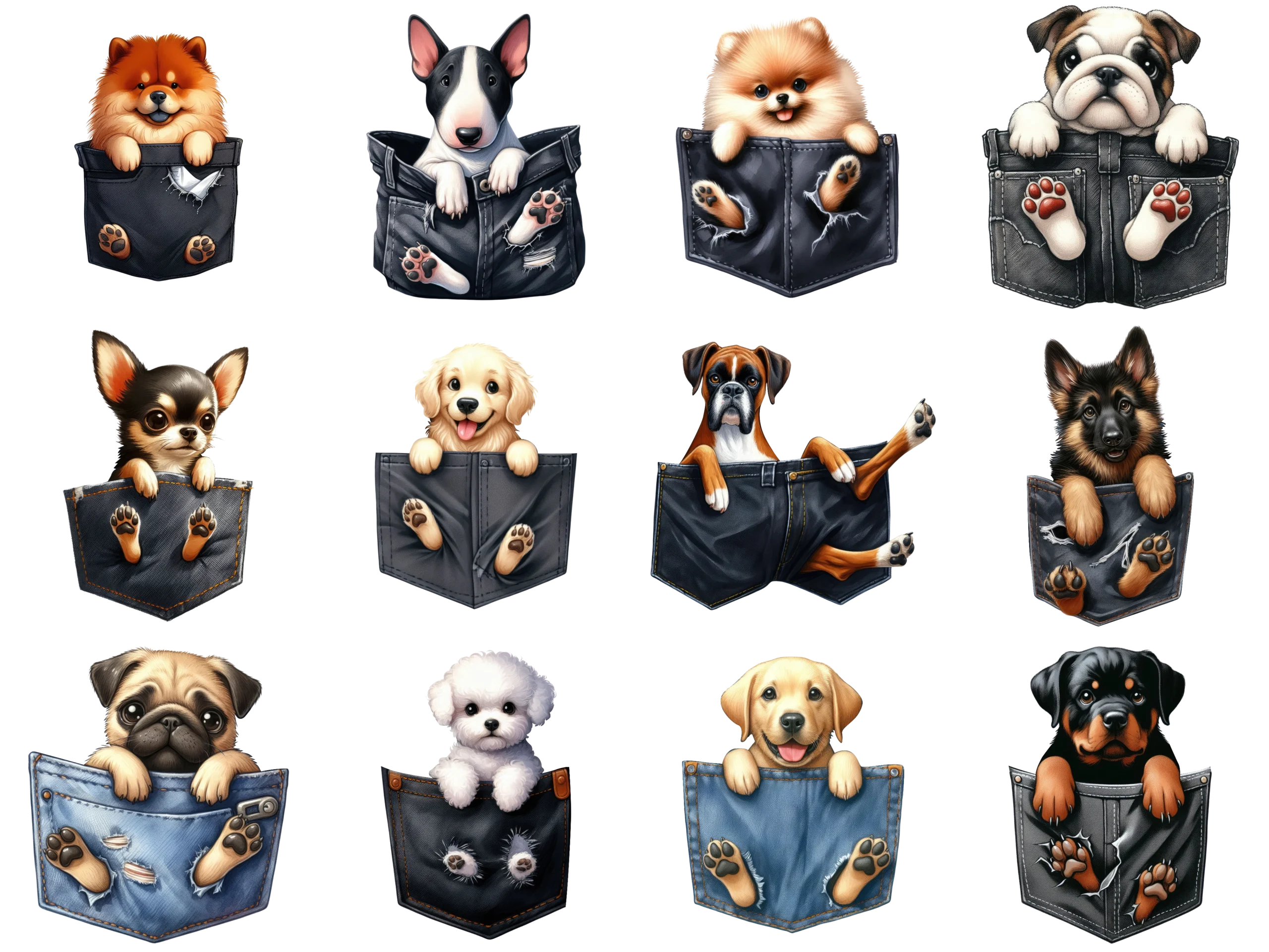 تصاميم مخالب الكلب في الجيبة رائعة جدا عدد 23 تصميم جودة عالية