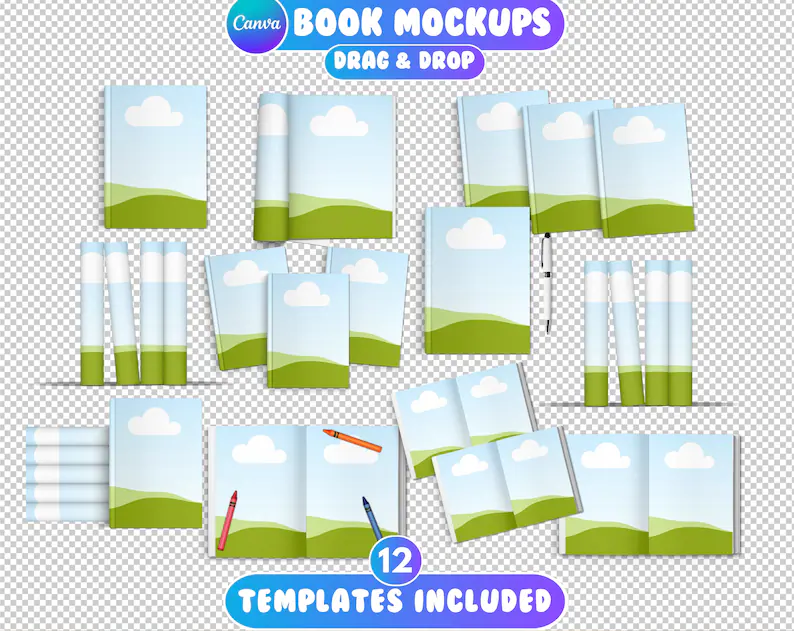 MOCKUP SCENE Book mockups