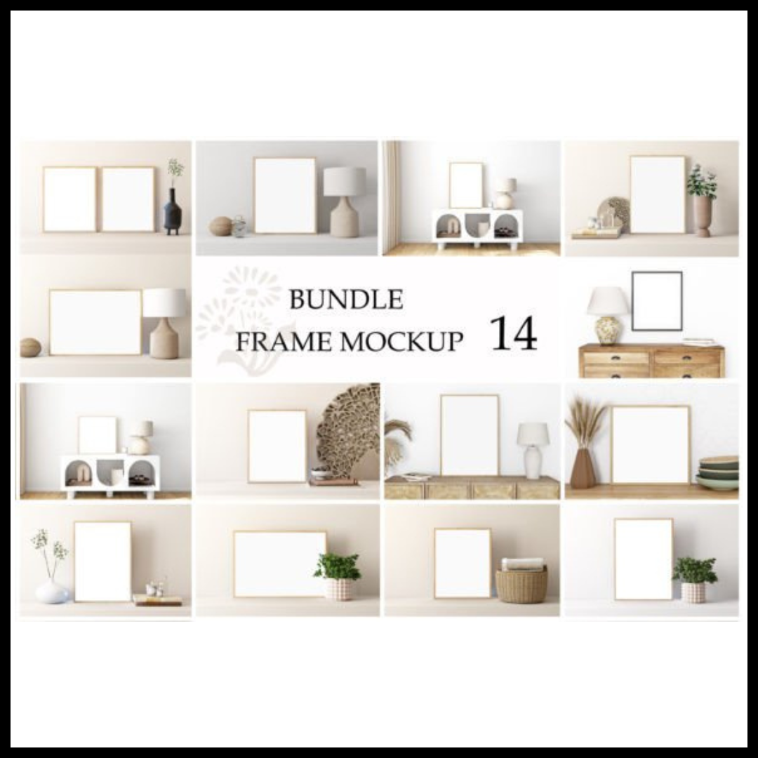 Frame Mockup Bundle Boho