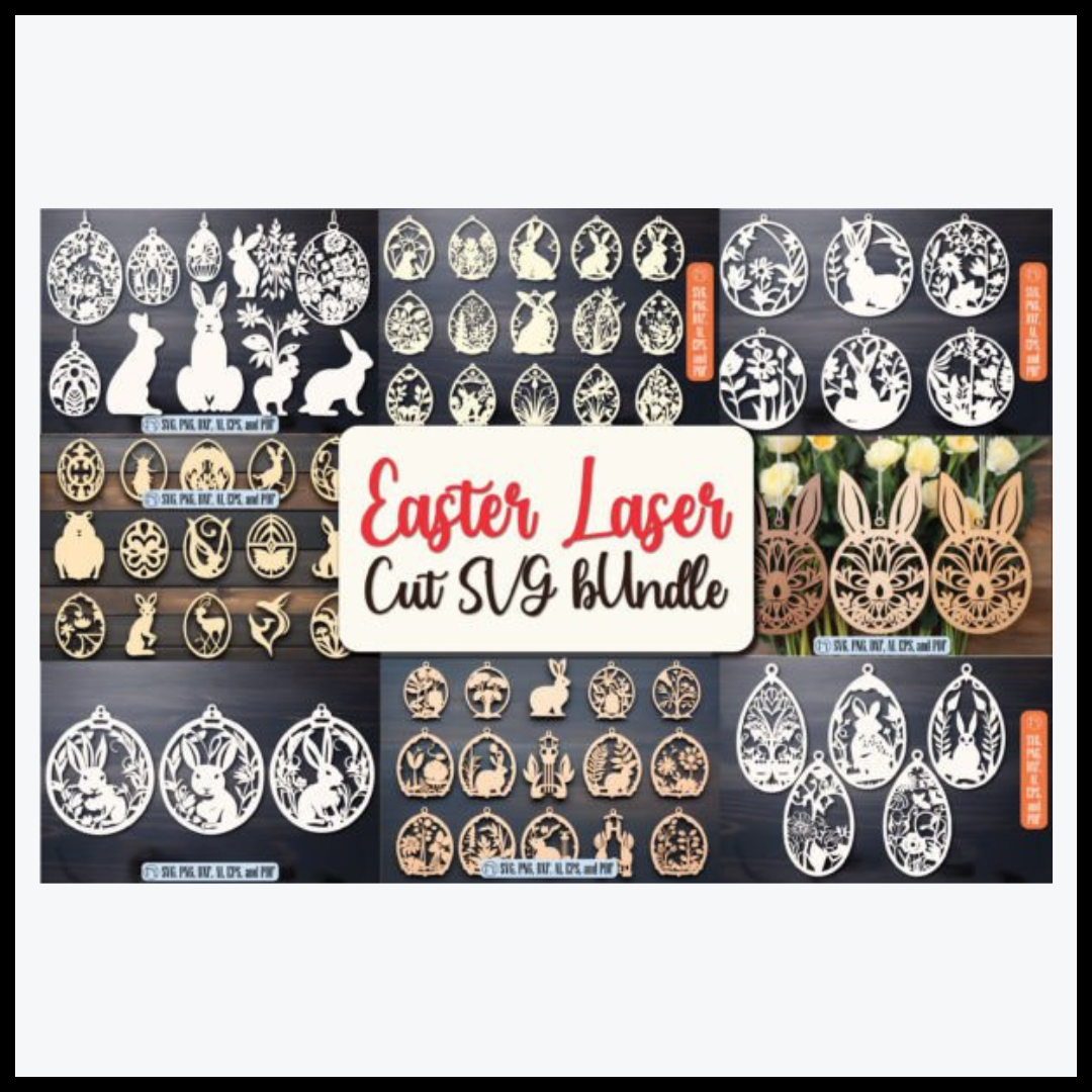 Easter Laser Cut SVG Mega Bundle